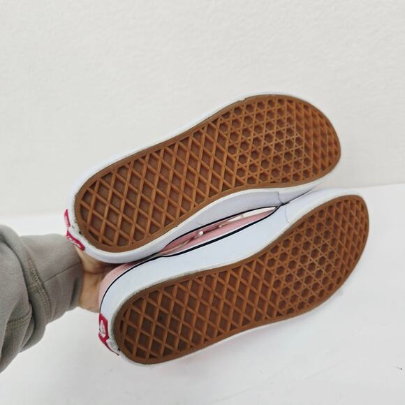 VANS Missy Lace Up Canvas Sneakers Shoes Pink 4.5 - Picture 6 of 8